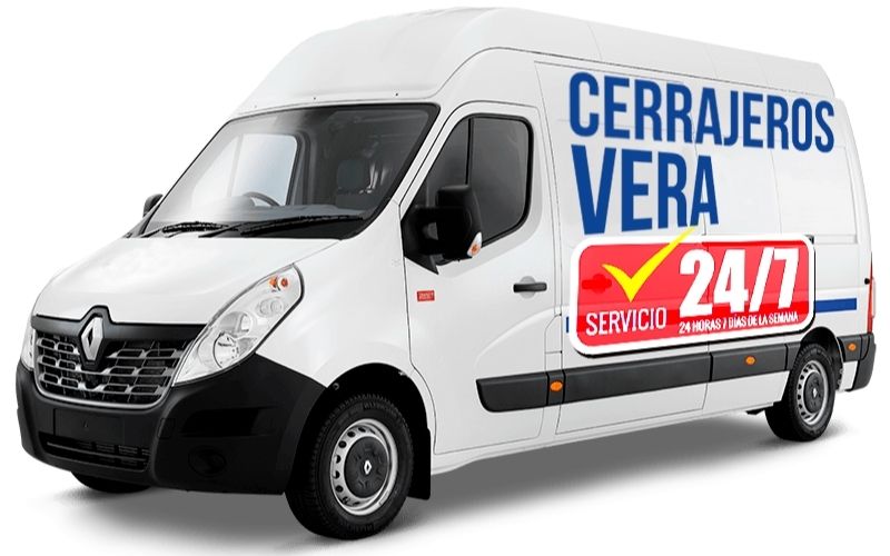 furgoneta blanca de cerrajeros rápidos en Mojácar