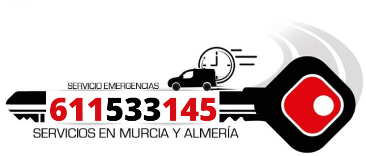 Logotipo en forma de llave de cerrajeros Mojacar urgentes y barato con servicios en Murcia y Almería